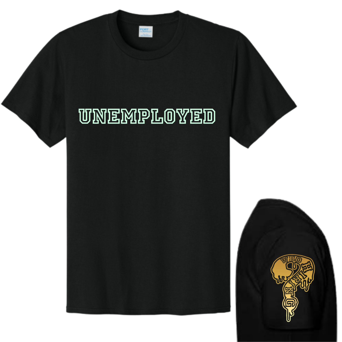 Goldberg WWE Black UNEMPLOYED DriFit Tee