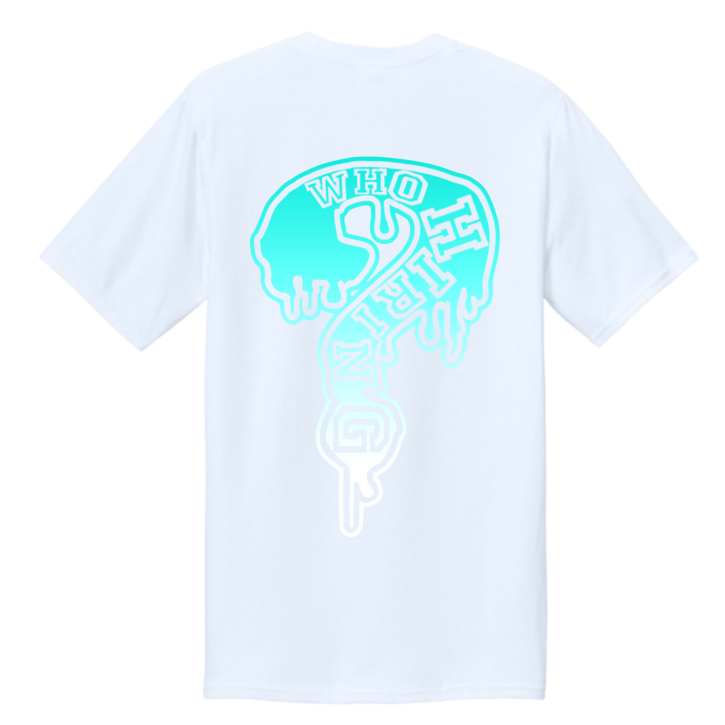Cotton Candy Blue White UNEMPLOYED DriFit Tee