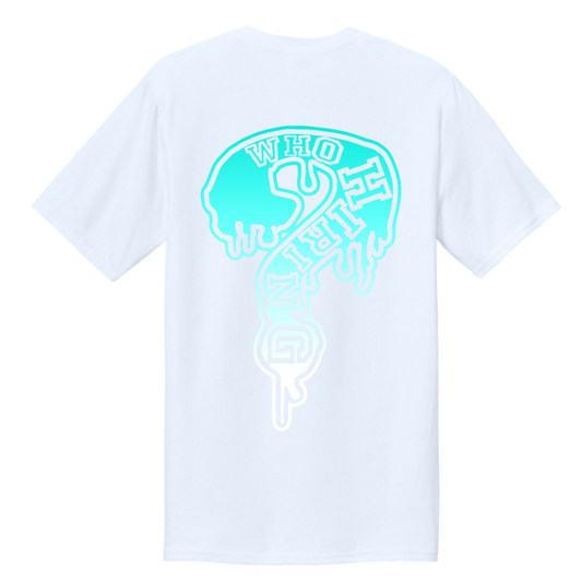 Cotton Candy Blue White UNEMPLOYED DriFit Tee