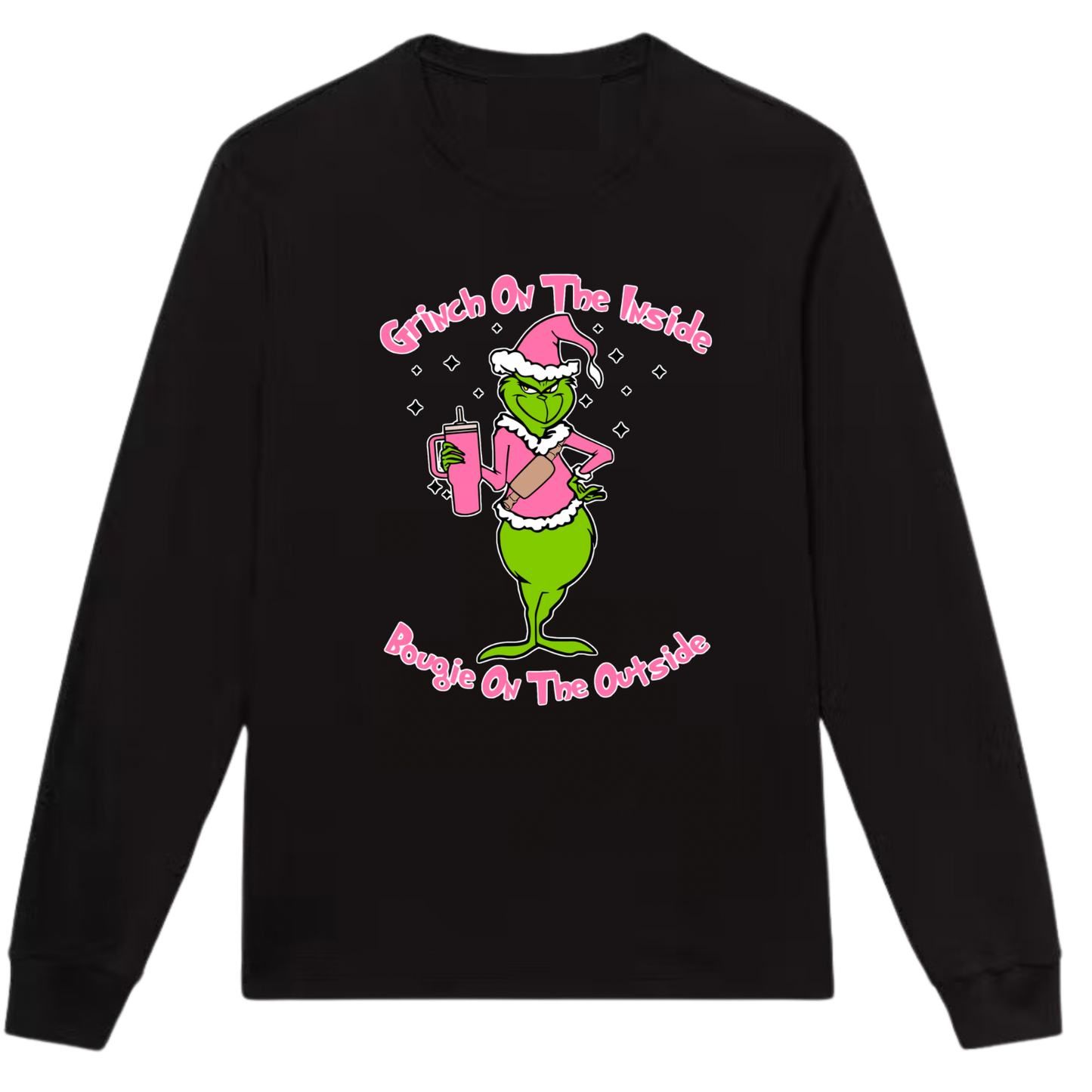 Grinch On The Inside, Boujie On The Outside Sweater