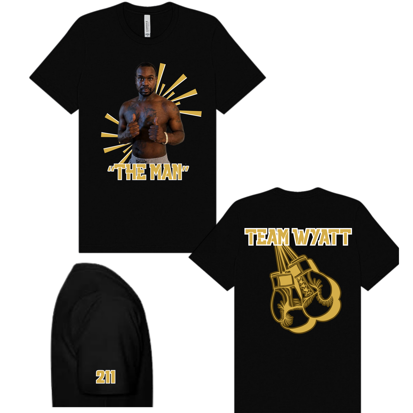 Brandon “The Man” Wyatt Boxing Tees