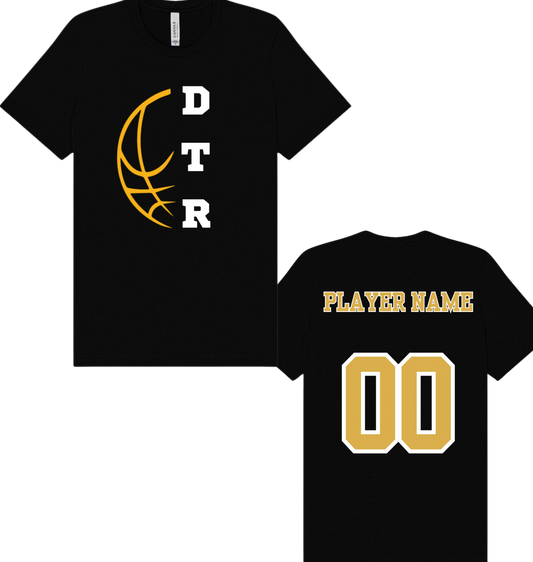 Black DTR Basketball Tee