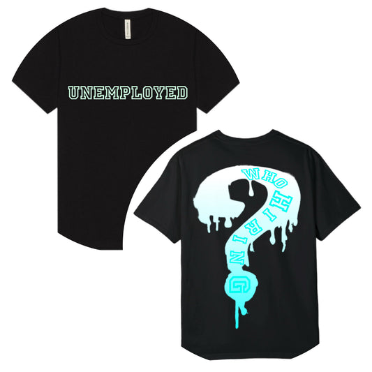 Frozen Blue Midnight BlackUNEMPLOYED Tee by KellsVisuals
