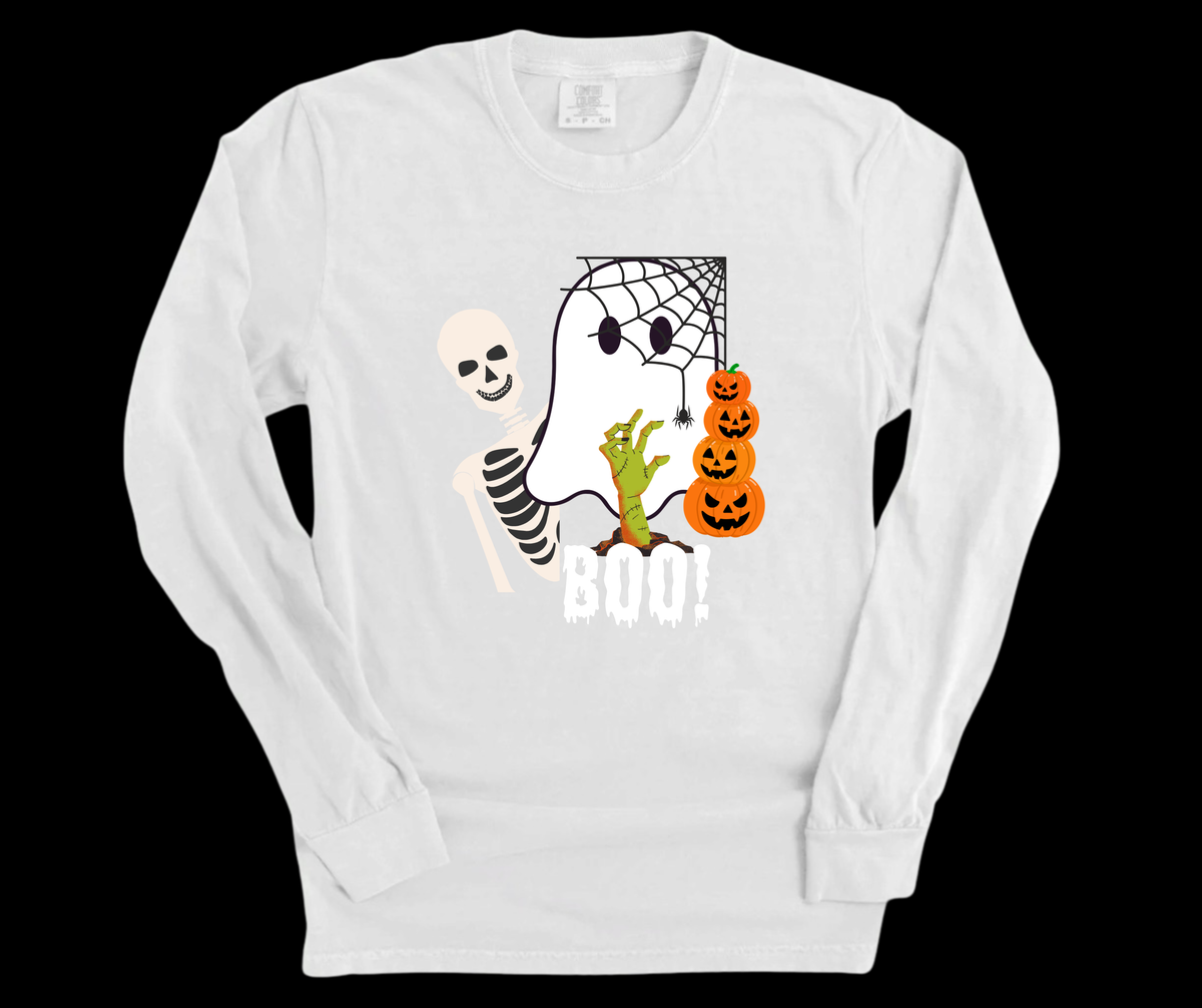 Boo! Halloween Long Sleeve