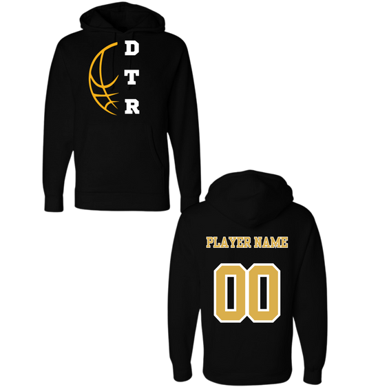 Black DTR Basketball Hoodie