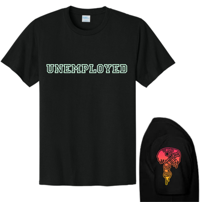 Tropicana Orange Black UNEMPLOYED DriFit Tee