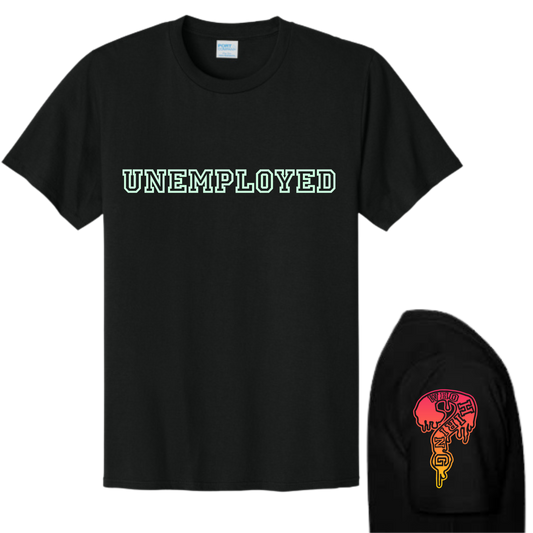 Tropicana Orange Black UNEMPLOYED DriFit Tee