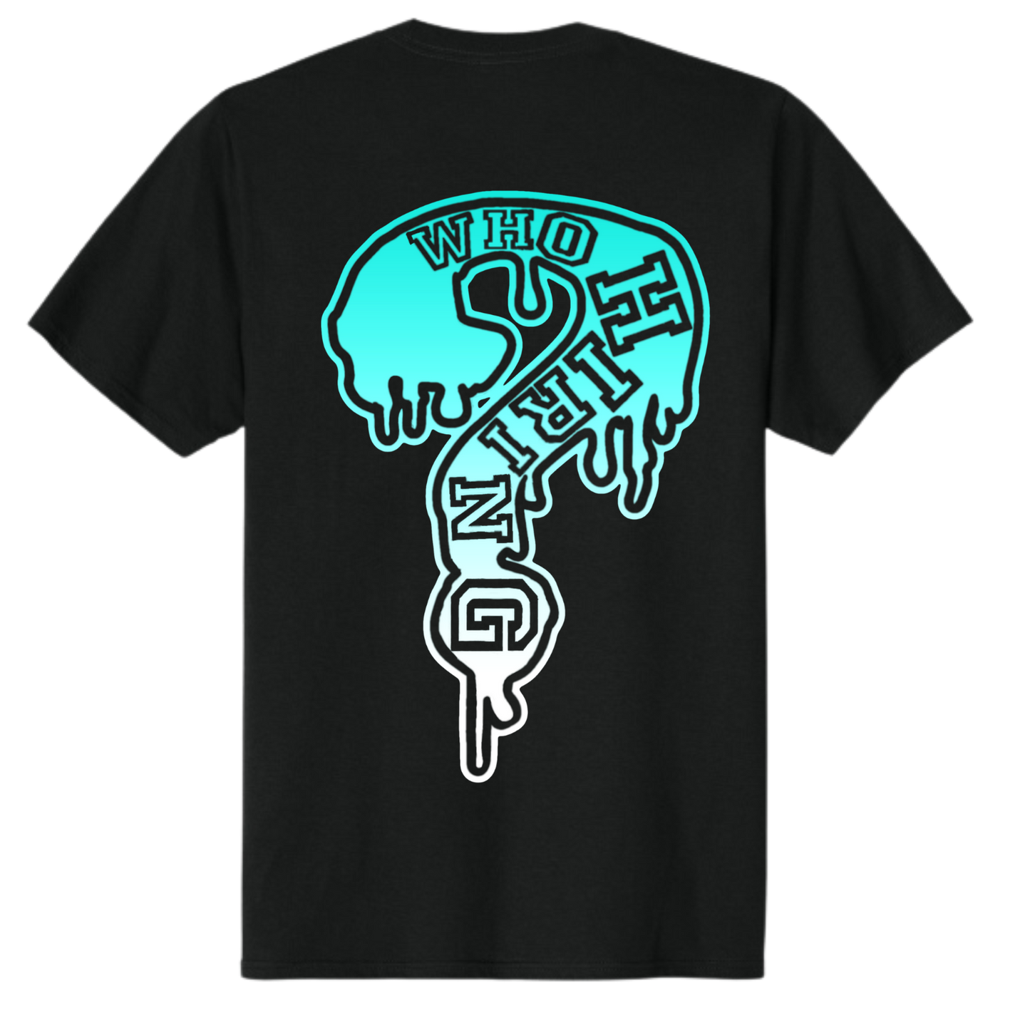 Cotton Candy Blue Black UNEMPLOYED DriFit Tee