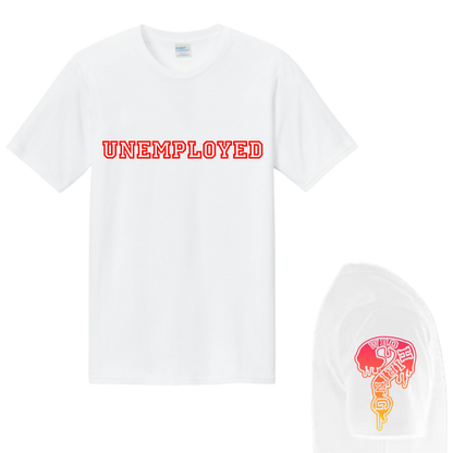 Tropicana Orange White UNEMPLOYED DriFit Tee