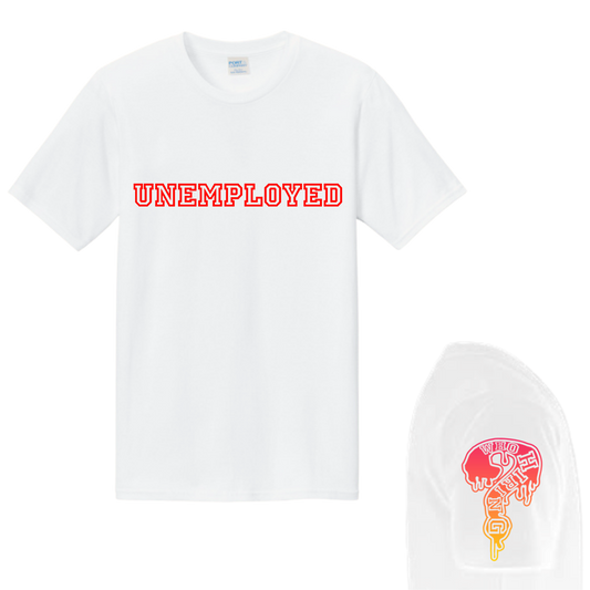 Tropicana Orange White UNEMPLOYED DriFit Tee